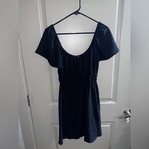 Altar’d State Black Short Sleeve Dress